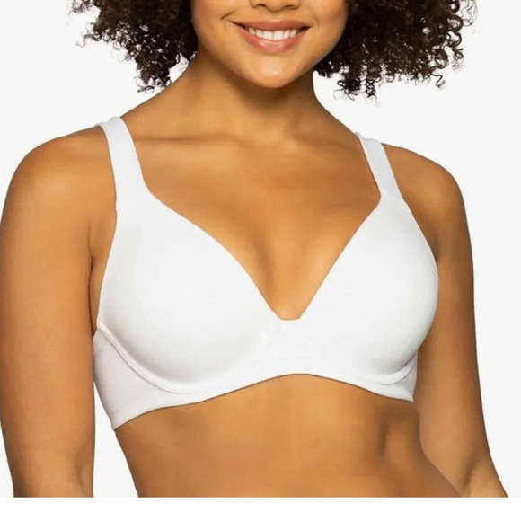 NWt Vanity Fair Beyond Comfort Full Coverage Underwire Bra 75204, blue, 36C - Picture 2 of 6